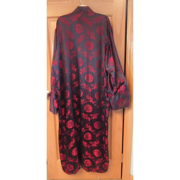 Oriental Shanghai China Kimono Stunning Red/ Black Dragon Motif XXL - Picture 2 of 7